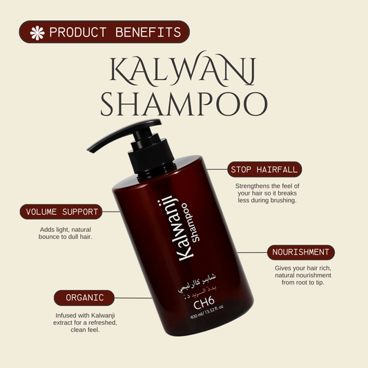 Organic Kalwanji Black Seed Shampoo 250ml – BUY 1 GET 1 FREE - MIP