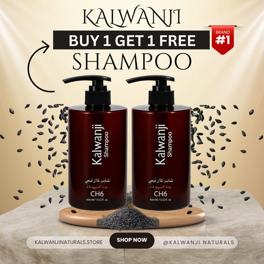 Organic Kalwanji Black Seed Shampoo 250ml – BUY 1 GET 1 FREE - MIP